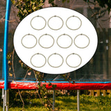 Maxbell 10x Trampoline Elastic Rope High Jump Bungee Cord for Tent Indoor Trampoline White