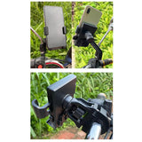 Maxbell Bicycle Phone Mount Waterproof 360 Degree Rotatate Durable Bike Phone Holder rearview mirror