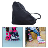 Maxbell Roller Skate Bag Skating Shoes Carrying Bag for Figure Skates for Boys Girls All Black