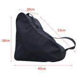 Maxbell Roller Skate Bag Skating Shoes Carrying Bag for Figure Skates for Boys Girls All Black
