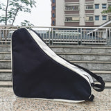 Maxbell Roller Skate Bag Skating Shoes Carrying Bag for Figure Skates for Boys Girls Beige Black