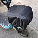 Maxbell Bike Basket Cover Bike Basket Liner for Tricycles Motorcycles Mountain Bikes L Black