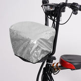 Maxbell Bike Basket Cover Bike Basket Liner for Tricycles Motorcycles Mountain Bikes M Silver