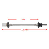 Maxbell Bike Quick Release Skewer Bike Axle Bicycle Components Mountain Bikes Skewer Silver 13.2cmx8.5cm
