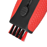 Maxbell Pocket Golf Club Groove Cleaner Tool for Women & Men Golf Club Cleaner Brush Red