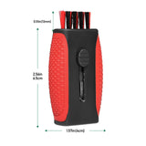 Maxbell Pocket Golf Club Groove Cleaner Tool for Women & Men Golf Club Cleaner Brush Red