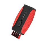 Maxbell Pocket Golf Club Groove Cleaner Tool for Women & Men Golf Club Cleaner Brush Red