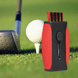 Maxbell Pocket Golf Club Groove Cleaner Tool for Women & Men Golf Club Cleaner Brush Red