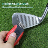 Maxbell Pocket Golf Club Groove Cleaner Tool for Women & Men Golf Club Cleaner Brush Red