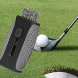 Maxbell Pocket Golf Club Groove Cleaner Tool for Women & Men Golf Club Cleaner Brush Grey