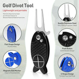 Maxbell Golf Divot Repair Tool Replacement for Golfers Golf Supplies Golf Fork Black