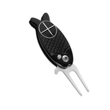 Maxbell Golf Divot Repair Tool Replacement for Golfers Golf Supplies Golf Fork Black