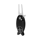 Maxbell Golf Divot Repair Tool Replacement for Golfers Golf Supplies Golf Fork Black