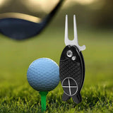 Maxbell Golf Divot Repair Tool Replacement for Golfers Golf Supplies Golf Fork Black