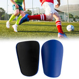 Maxbell Mini Soccer Shin Guards Protector Soccer Equipment for Children Kids Outdoor Blue 8x5cm