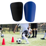 Maxbell Mini Soccer Shin Guards Protector Soccer Equipment for Children Kids Outdoor Blue 8x5cm