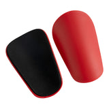 Maxbell Mini Soccer Shin Guards Protector Soccer Equipment for Children Kids Outdoor Red 10x6cm