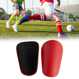Maxbell Mini Soccer Shin Guards Protector Soccer Equipment for Children Kids Outdoor Red 10x6cm