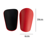 Maxbell Mini Soccer Shin Guards Protector Soccer Equipment for Children Kids Outdoor Red 10x6cm