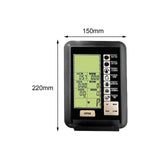 Maxbell Bike Computer Bicycle Speedometer Odometer for Fan Bikes Treadmills Time With Heart Rate