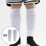 Maxbell 2Pcs Miniature Shin Guards with Socks Soccer Equipment for Adult Kids Sports