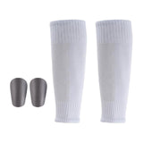 Maxbell 2Pcs Miniature Shin Guards with Socks Soccer Equipment for Adult Kids Sports