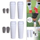 Maxbell 2Pcs Protective Soccer Equipment with Socks Anti Slip Mini Shin Guard Soccer