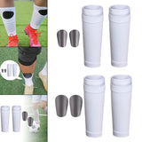 Maxbell 2Pcs Protective Soccer Equipment with Socks Anti Slip Mini Shin Guard Soccer