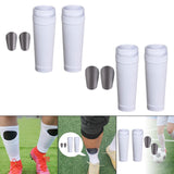 Maxbell 2Pcs Protective Soccer Equipment with Socks Anti Slip Mini Shin Guard Soccer