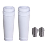 Maxbell 2Pcs Protective Soccer Equipment with Socks Anti Slip Mini Shin Guard Soccer