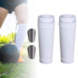 Maxbell 2Pcs Protective Soccer Equipment with Socks Anti Slip Mini Shin Guard Soccer