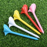 Maxbell 10 Degrees Golf Tees Golf Tees Rhombic for Outdoor Practice Golf Accessories white