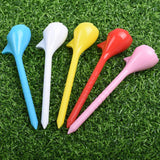 Maxbell 10 Degrees Golf Tees Golf Tees Rhombic for Outdoor Practice Golf Accessories white