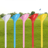 Maxbell 10 Degrees Golf Tees Golf Tees Rhombic for Outdoor Practice Golf Accessories white