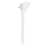 Maxbell 10 Degrees Golf Tees Golf Tees Rhombic for Outdoor Practice Golf Accessories white