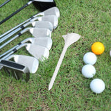 Maxbell 10 Degrees Golf Tees Golf Tees Rhombic for Outdoor Practice Golf Accessories white