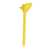 Maxbell 10 Degrees Golf Tees Golf Tees Rhombic for Outdoor Practice Golf Accessories yellow