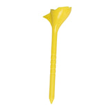 Maxbell 10 Degrees Golf Tees Golf Tees Rhombic for Outdoor Practice Golf Accessories yellow