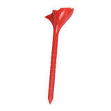 Maxbell 10 Degrees Golf Tees Golf Tees Rhombic for Outdoor Practice Golf Accessories red