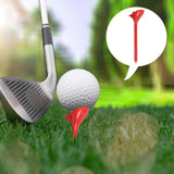 Maxbell 10 Degrees Golf Tees Golf Tees Rhombic for Outdoor Practice Golf Accessories red