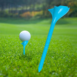 Maxbell 10 Degrees Golf Tees Golf Tees Rhombic for Outdoor Practice Golf Accessories blue