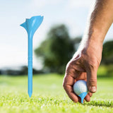 Maxbell 10 Degrees Golf Tees Golf Tees Rhombic for Outdoor Practice Golf Accessories blue