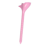 Maxbell 10 Degrees Golf Tees Golf Tees Rhombic for Outdoor Practice Golf Accessories pink