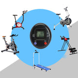 Maxbell Pedometer Count/Calories/Time for Pedal Machine Stationary Bike Step Machine