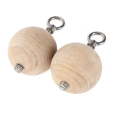 Maxbell Pull up Ball Climbing Hand Grip Handle Wooden for Workout Kettlebell Barbell