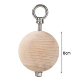Maxbell Pull up Ball Climbing Hand Grip Handle Wooden for Workout Kettlebell Barbell