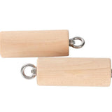 Maxbell Pull up Handles Grips Wood for Weight Training Indoor and Outdoor Kettlebell