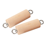 Maxbell Pull up Handles Grips Wood for Weight Training Indoor and Outdoor Kettlebell