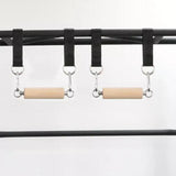 Maxbell Pull up Handles Grips Wood for Weight Training Indoor and Outdoor Kettlebell