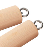 Maxbell Pull up Handles Grips Wood for Weight Training Indoor and Outdoor Kettlebell